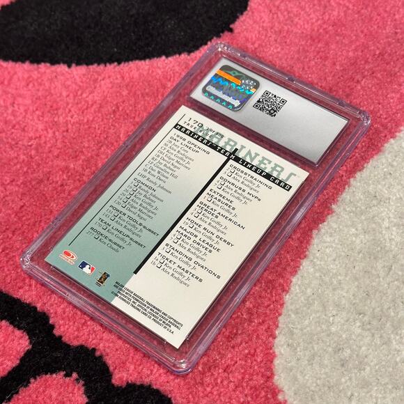 Ken Griffey Jr. – 1998 Leaf Rookies & Stars Team Lineup #170 – CSG 9 - Picture 6 of 6